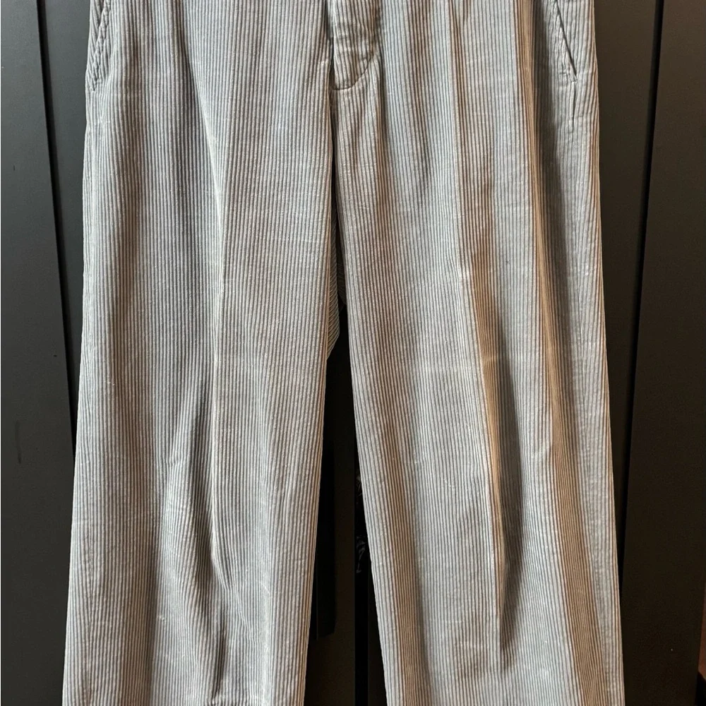 Men's Gray Corduroy Pants - Picture 2 of 9